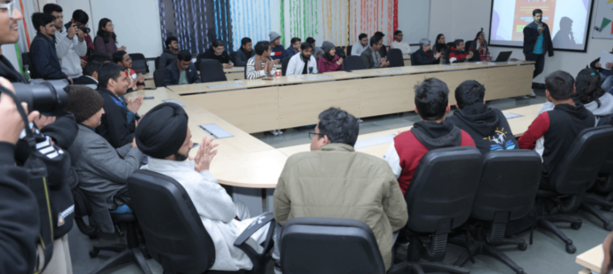 Group picture of students participating in NISHAAN 2024