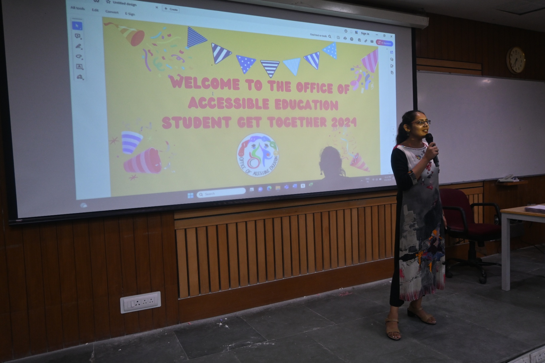 Introduction given by the OAE consultant