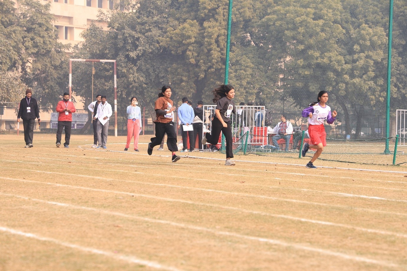 Female  B3 category 100 m race