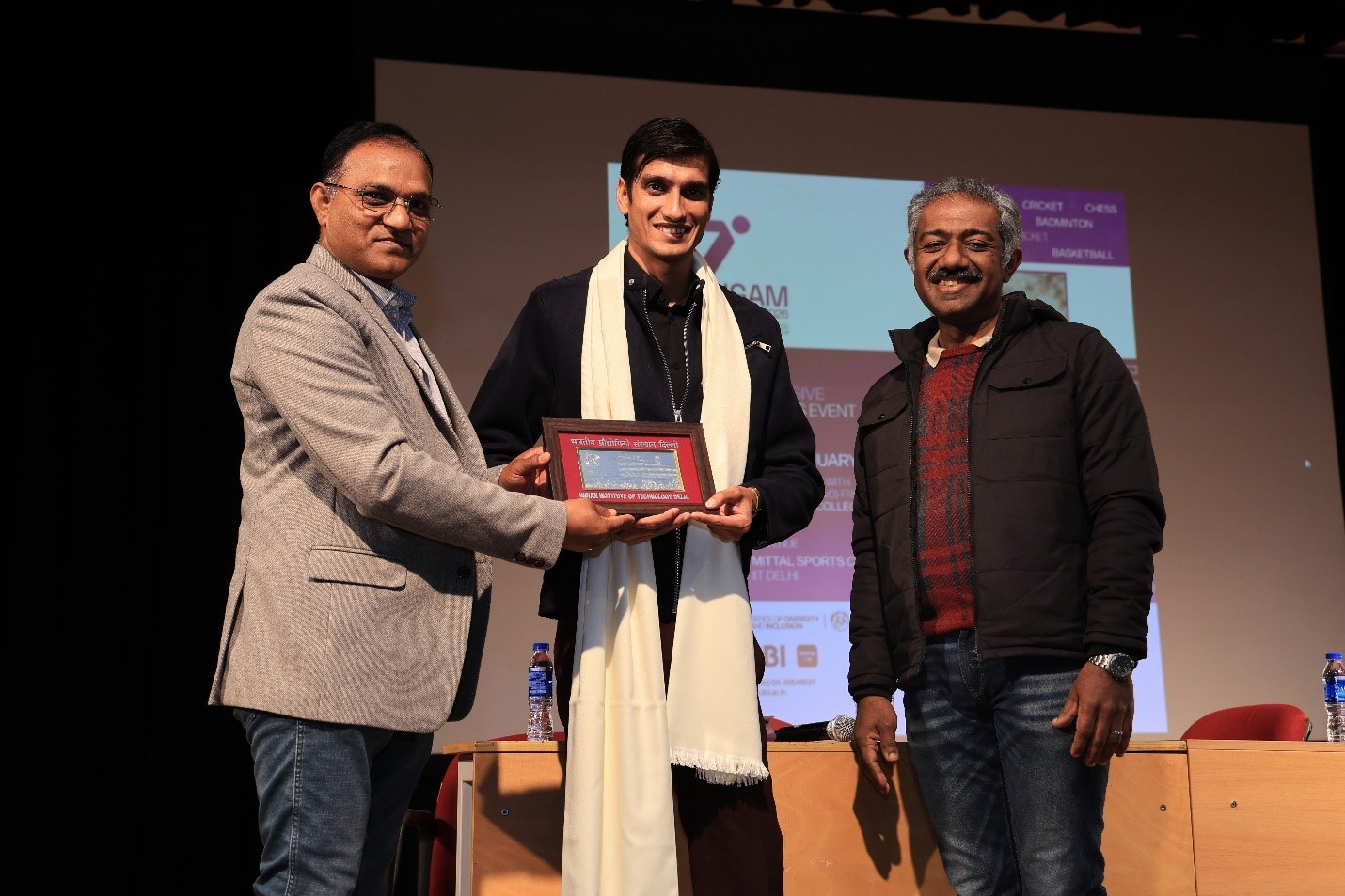 Picture of Dean , Faculty Advisor and Chief  Guest , Paralympic Sportsperson 